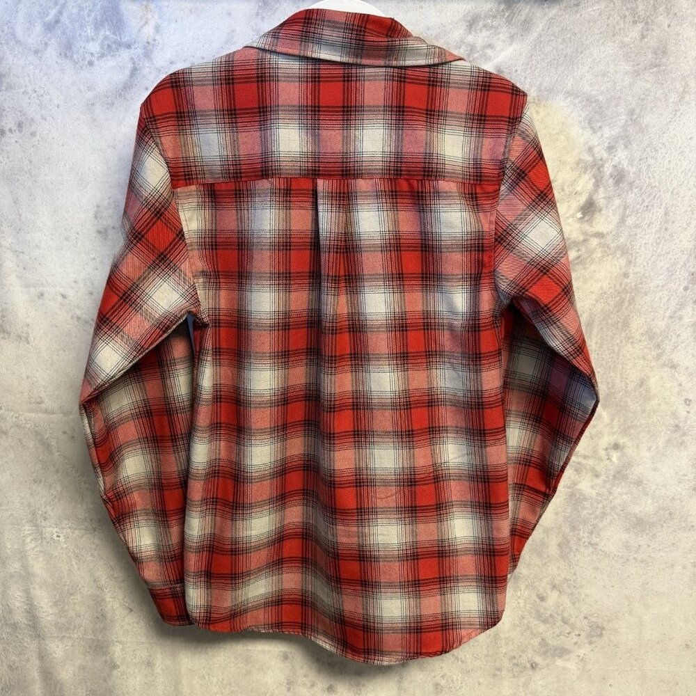 Dixxon Flannel Co Mr Horsepower Shirt Mens Xs 18.5x27 Red Long Sleeve Snap View 2